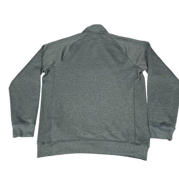 Under armour Storm1 Sweatshirt Mens Large Gray Coldgear Logo Quarter Zip - Picture 2 of 16